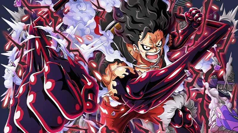 Ảnh Luffy 4K với phong thái lãnh đạo đầy cuốn hút.