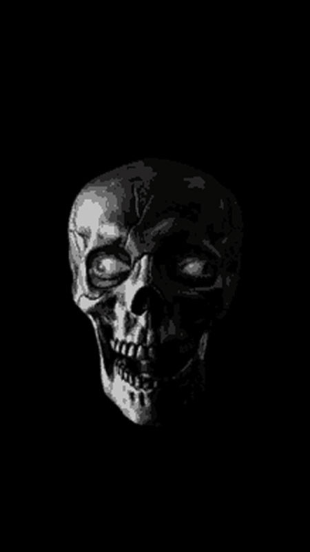 Ảnh ma kinh dị đầu lâu rực cháy đầy uy lực