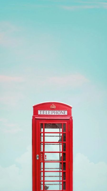 Ảnh màn hình điện thoại minimalist với hình khối đơn giản