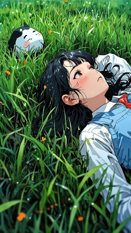 Ảnh màn hình điện thoại phong cách manga với cảnh chiến đấu