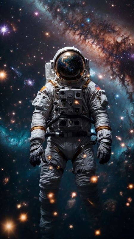 Ảnh màn hình điện thoại về một thiên hà xoắn ốc