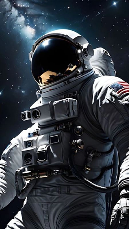 Ảnh màn hình điện thoại về tinh vân sắc màu trong không gian