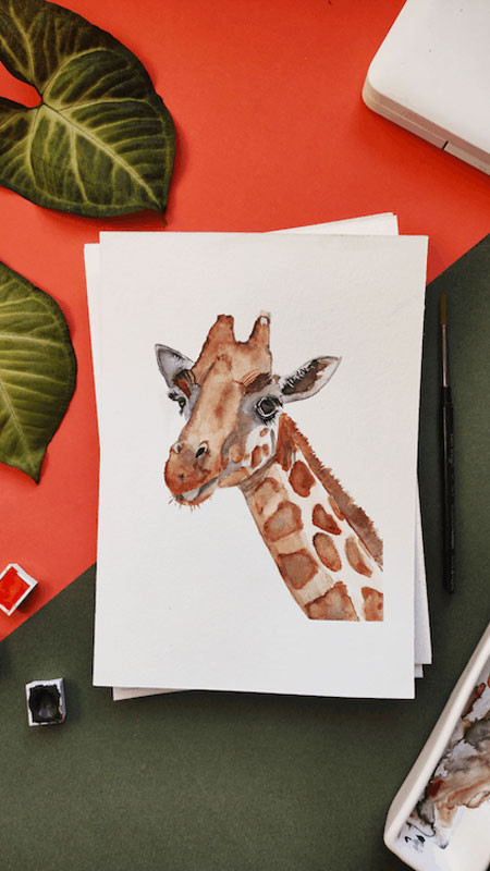 Ảnh màn hình khóa nghệ thuật trừu tượng