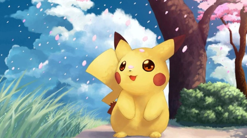 Ánh mắt tò mò và đáng yêu của Pikachu