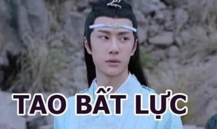 Ảnh meme nhân vật hoạt hình thở dài mệt mỏi