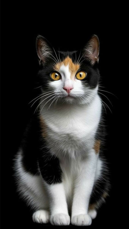 Ảnh mèo ngầu nằm dài lười biếng nhưng vẫn toát lên vẻ chất chơi