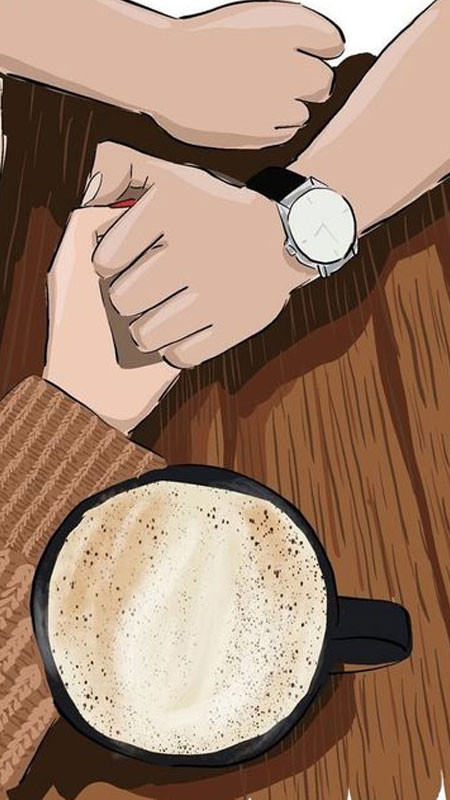 Ảnh nắm tay anime với đường nét mạnh mẽ, thể hiện sự bảo vệ