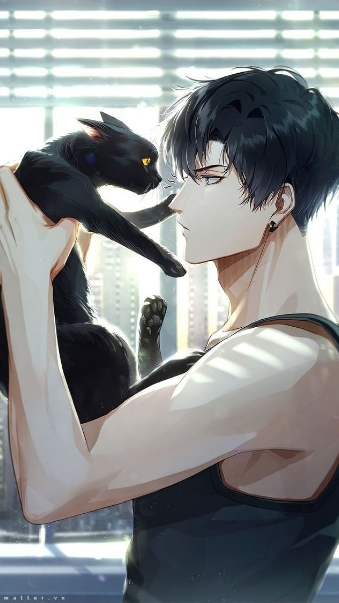 Ảnh nền anime nam ngầu phong cách độc đáo