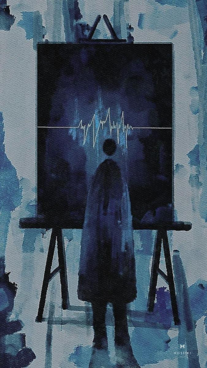 Ảnh nền buồn mô tả con đường vắng, biểu tượng của sự cô đơn.