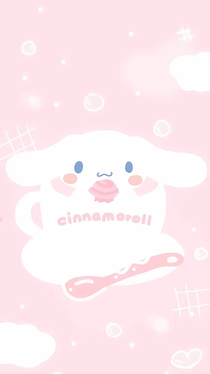 Ảnh nền Cinnamoroll anime phong cách dễ thương