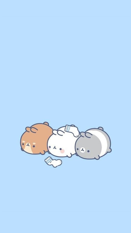 Ảnh nền cute với bộ sưu tập sticker biểu cảm đa dạng