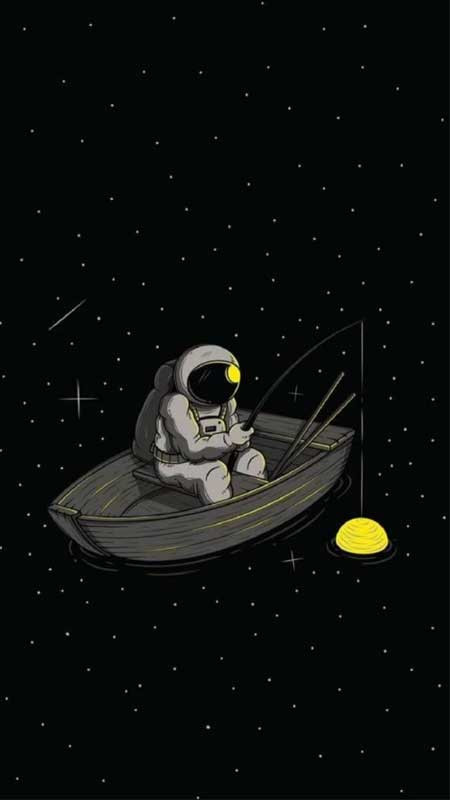 Ảnh nền điện thoại chủ đề không gian cho người dùng mạng xã hội