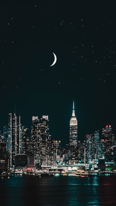 Ảnh nền iPhone đẹp thành phố về đêm