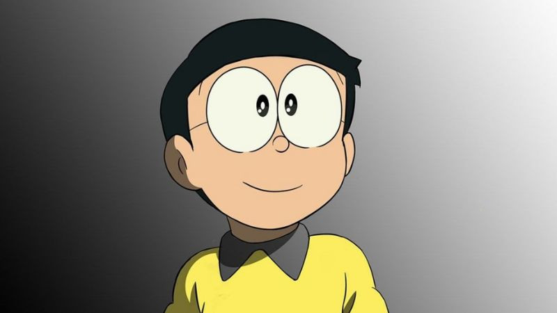 ảnh nobita dễ thương ngạc nhiên
