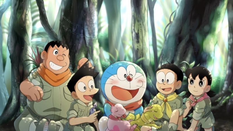 ảnh nobita và bạn bè trong cuộc phiêu lưu