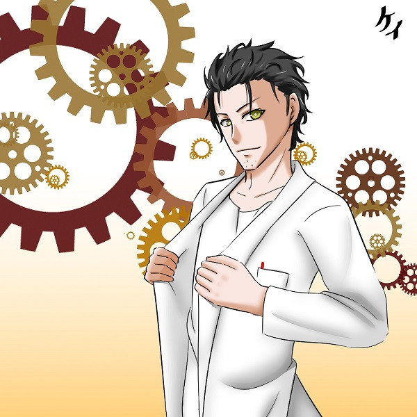 Ảnh Okabe Rintaro với chiếc áo blouse trắng huyền thoại