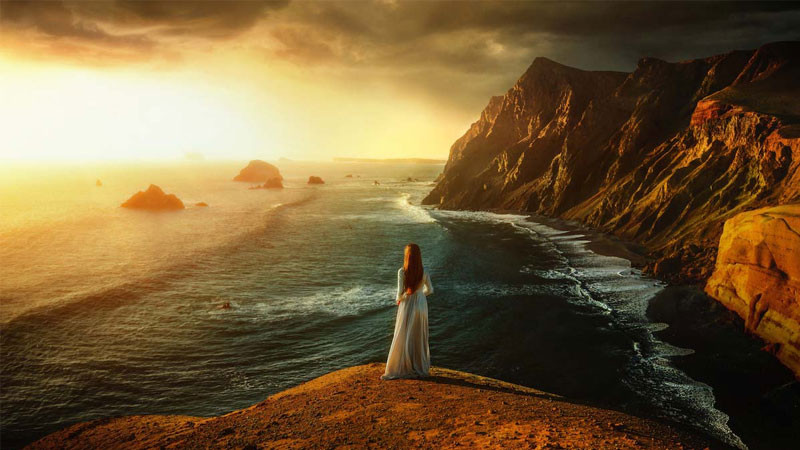 ảnh sad con đường vắng trong rừng