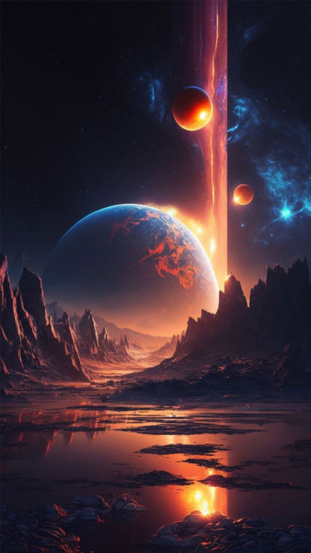 ảnh sad dải ngân hà huyền ảo