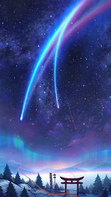 ảnh sad hành tinh với vệt sáng