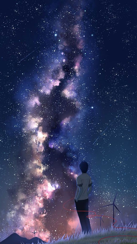 ảnh sad người cô đơn ngắm sao