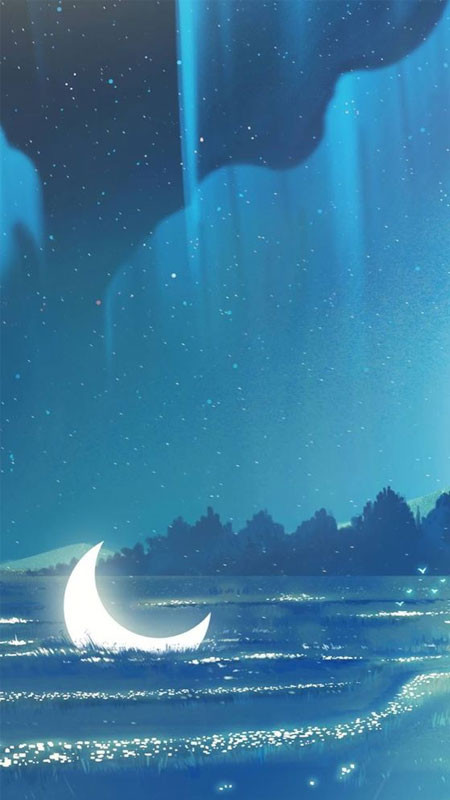 Ánh sáng mặt trời xuyên qua mây trên nền trời xanh dương