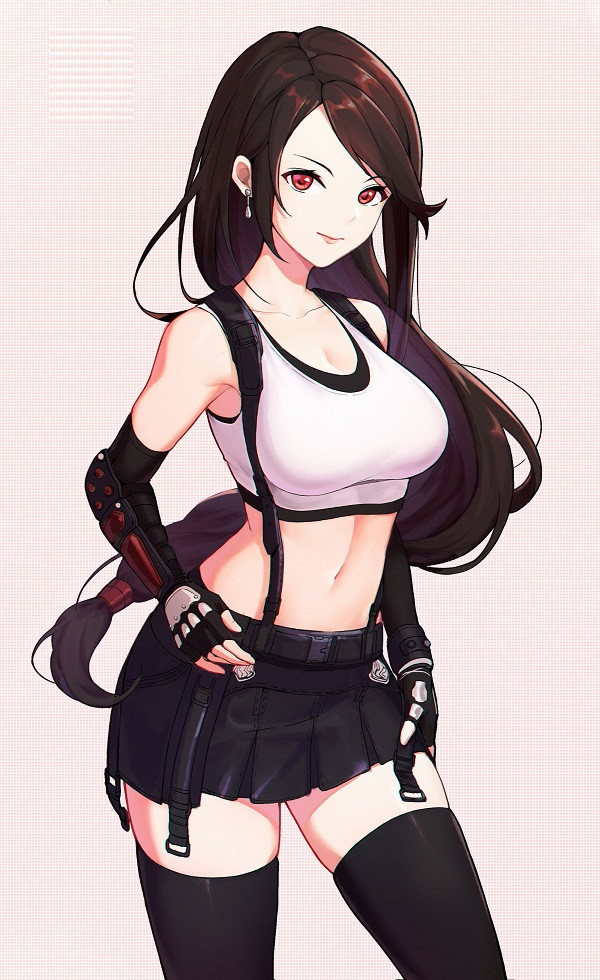 Ánh sáng tạo điểm nhấn cho đường cong cơ thể Tifa