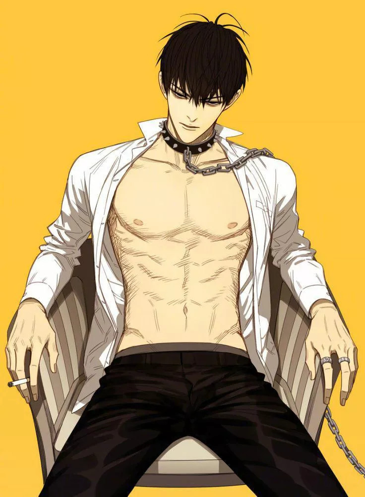 Ảnh trai 6 múi trong anime với phong cách siêu ngầu