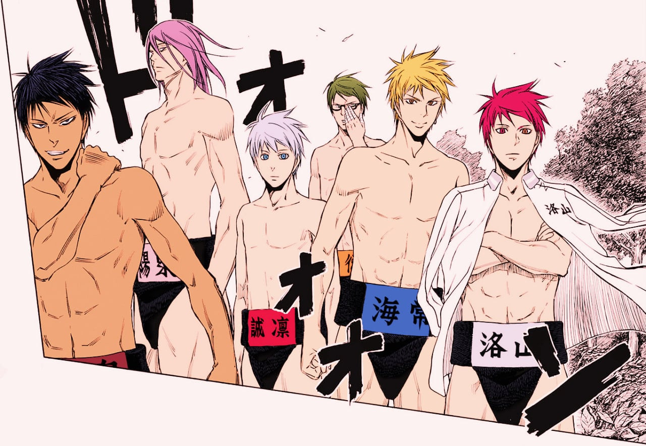 Ảnh trai 6 múi trong phong cách anime Nhật Bản