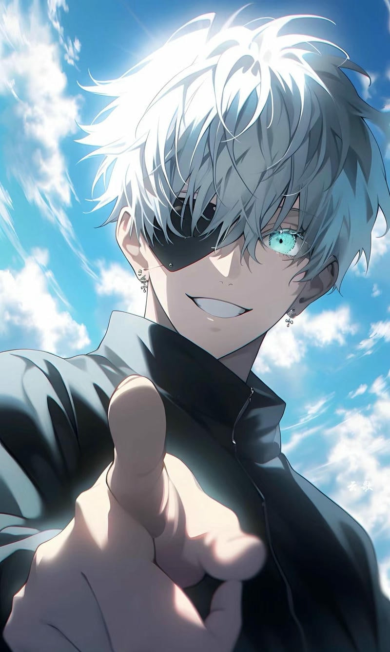 Ảnh trai anime lạnh lùng nhìn thẳng