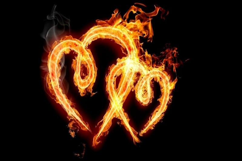 Ảnh trái tim 3D với hiệu ứng chất lỏng