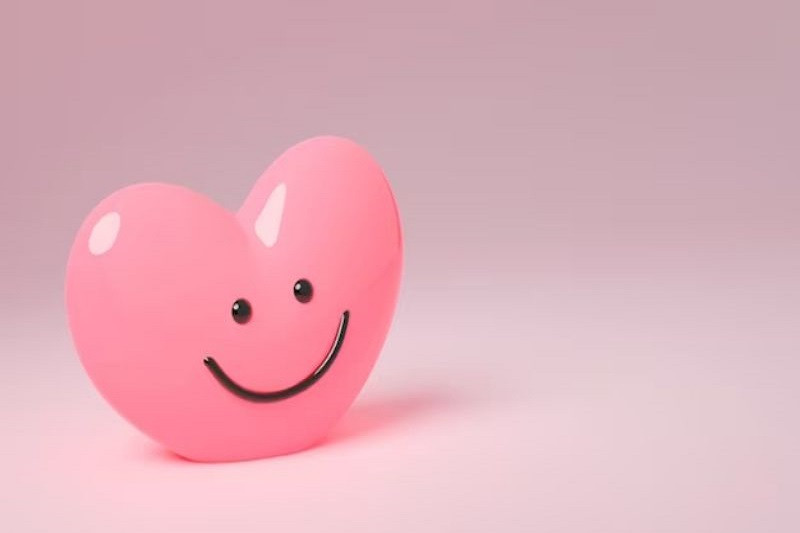 Ảnh trái tim độc đáo làm từ đá