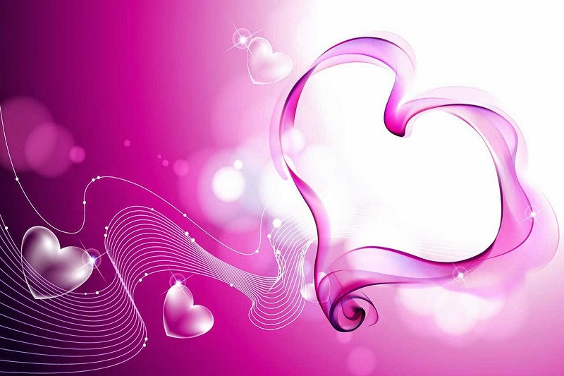 Ảnh trái tim lãng mạn ánh sáng