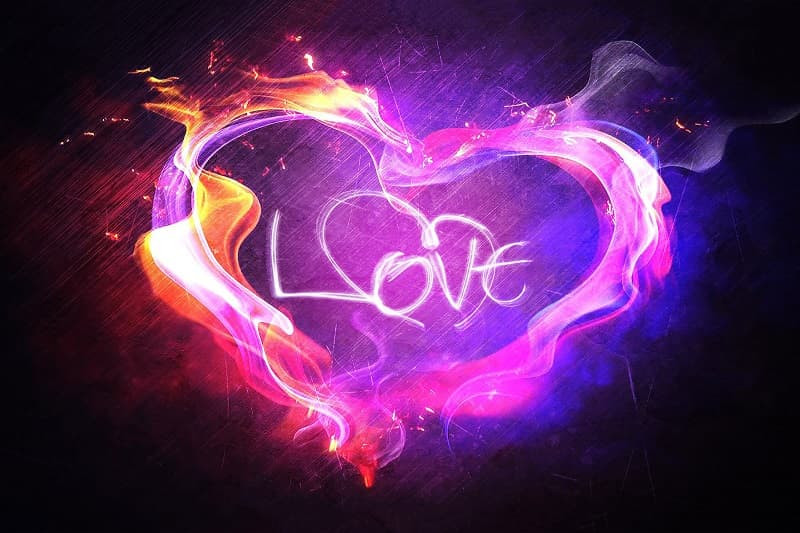 Ảnh trái tim ngầu kim loại