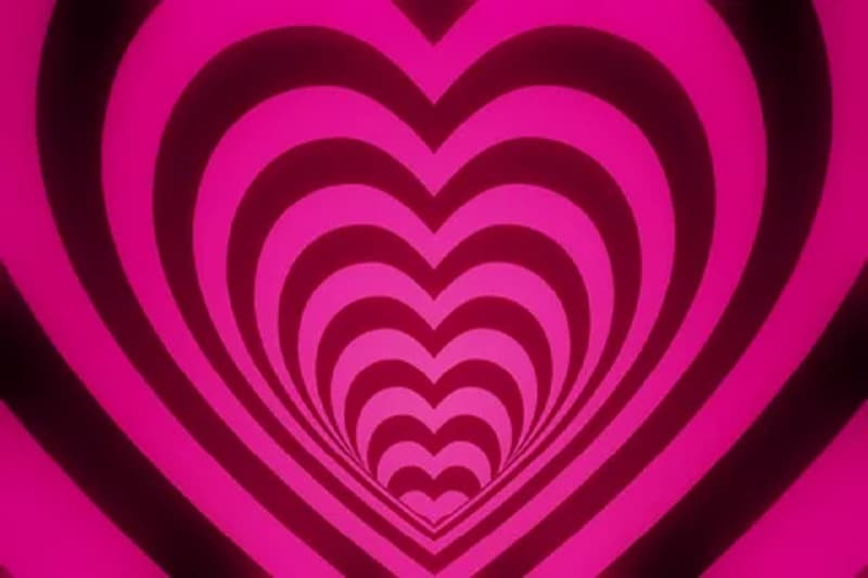 Ảnh trái tim thôi miên hiệu ứng ánh sáng