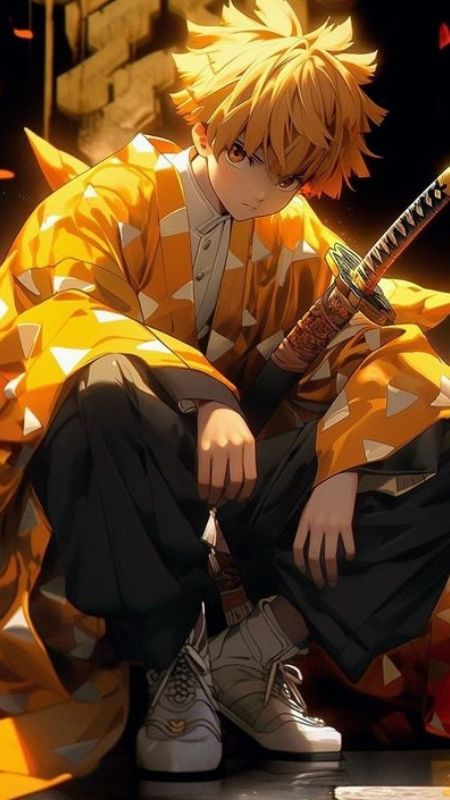 Ảnh Zenitsu 4K với chất lượng hình ảnh cao