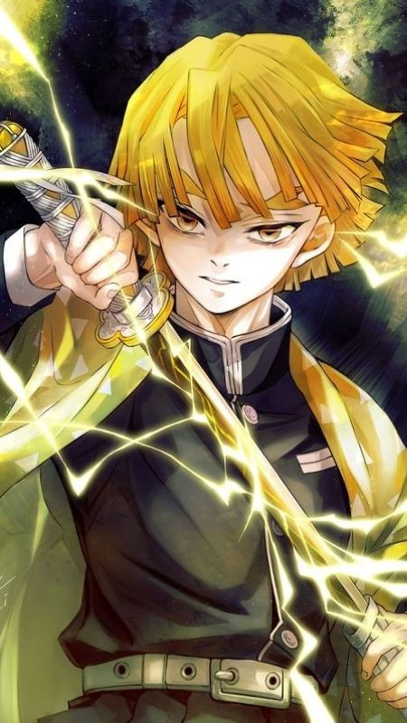 Ảnh Zenitsu thể hiện sức mạnh khi trưởng thành