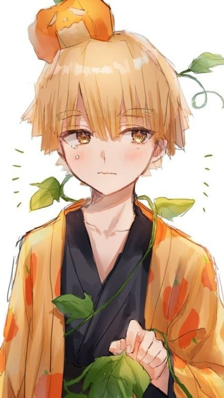 Ảnh Zenitsu trong trang phục Halloween