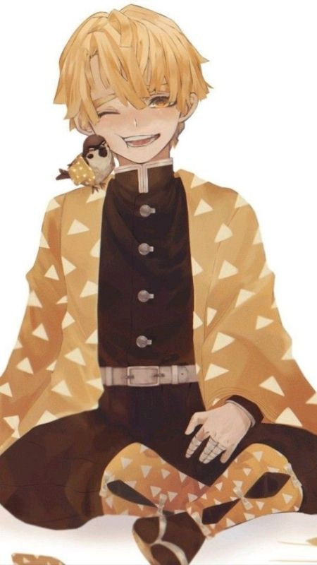 Ảnh Zenitsu và chú chim Chuntaro