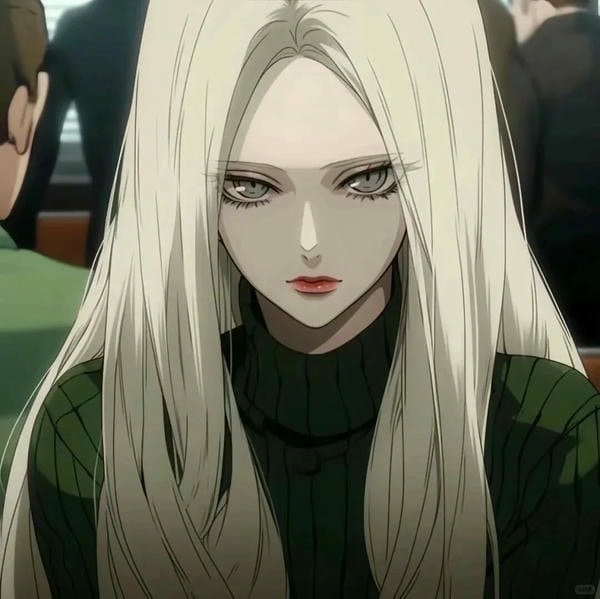 Anime girl phong cách chibi, biểu cảm khó ở