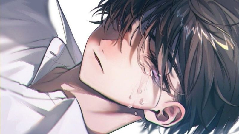 Anime nam buồn, tư thế uể oải