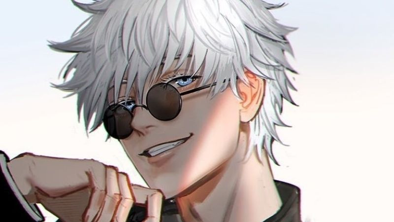 Anime nam đen trắng, tương phản rõ nét