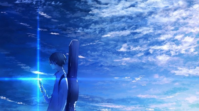 Anime nam ngầu với biểu cảm quyết tâm