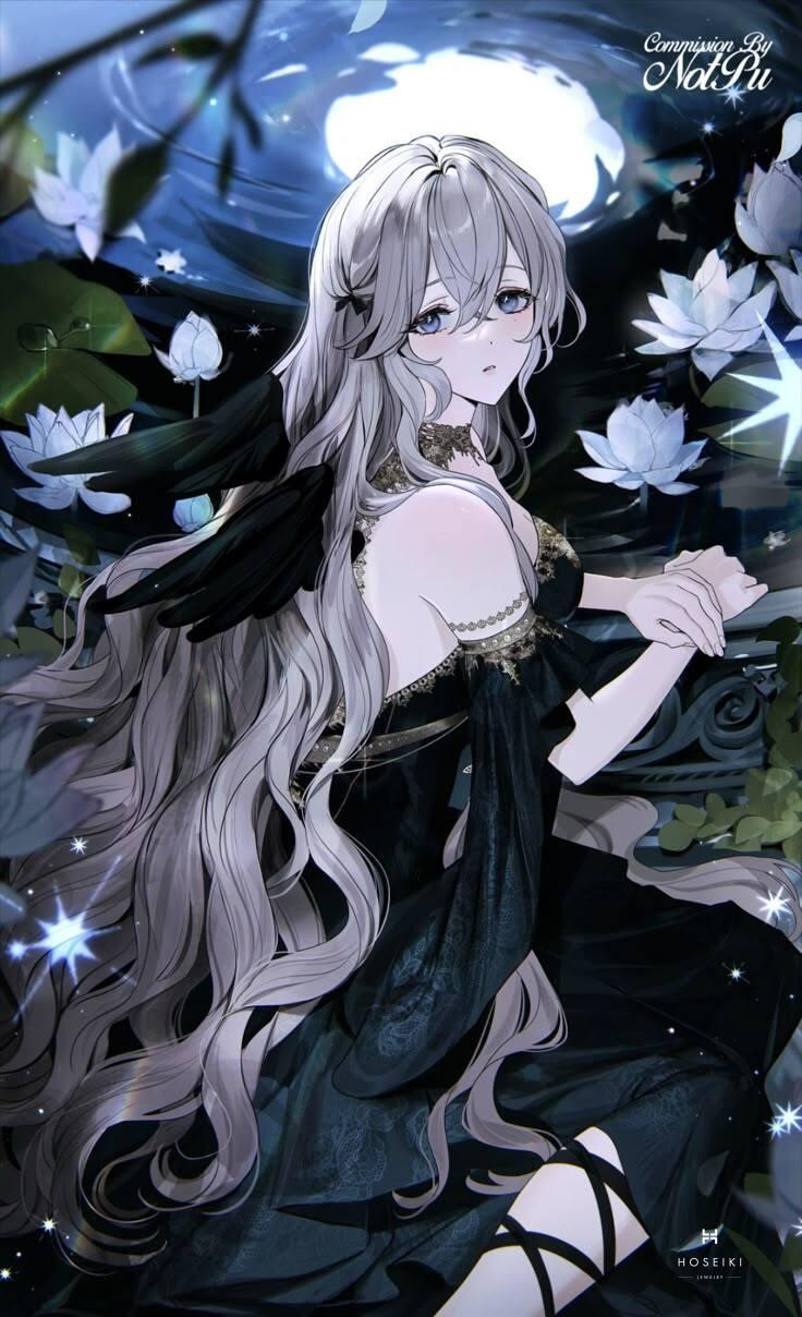 Anime nữ với chi tiết tinh tế trong thiết kế nhân vật