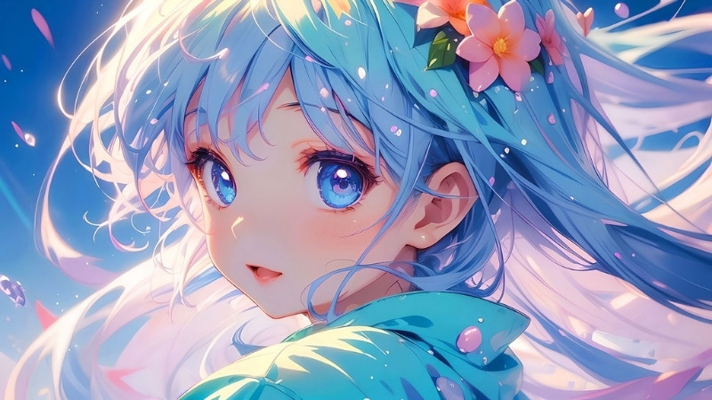 Avatar AI nữ với biểu cảm hồn nhiên