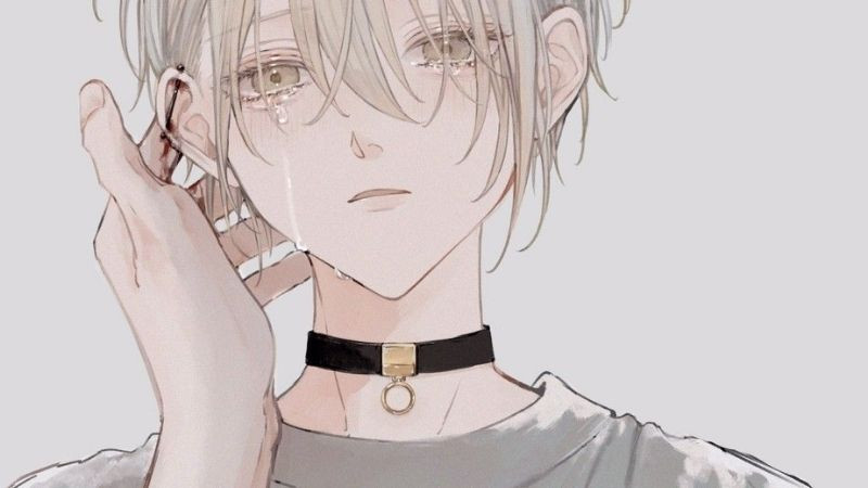 Avatar anime nam buồn, ánh mắt xa xăm