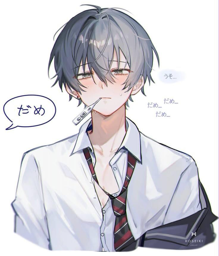 Avatar anime nam cá tính màu sắc trầm