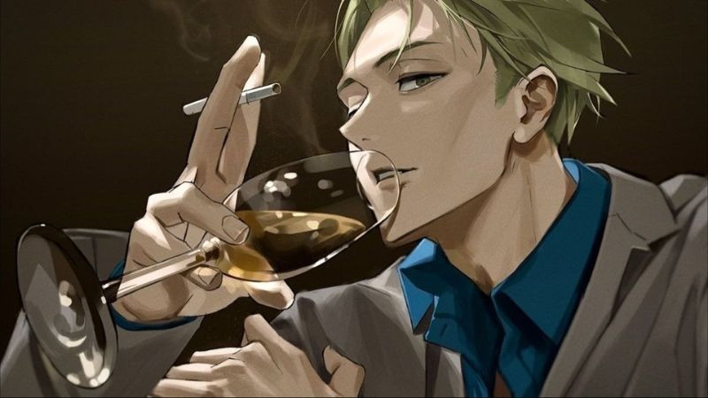 Avatar anime nam lạnh lùng, đứng trong bóng tối