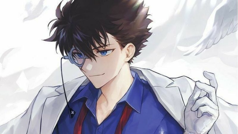 Avatar anime nam ngầu đứng trong bóng tối