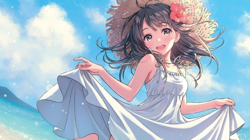 Avatar anime nữ dịu dàng đáng yêu