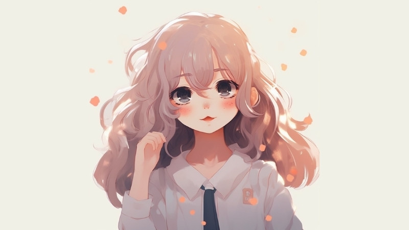 Avatar nữ tính với tách trà